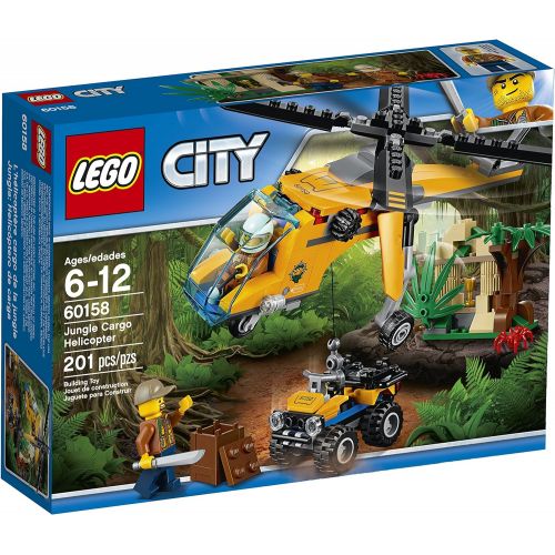  LEGO City Jungle Explorers Jungle Cargo Helicopter 60158 Building Kit (201 Piece)