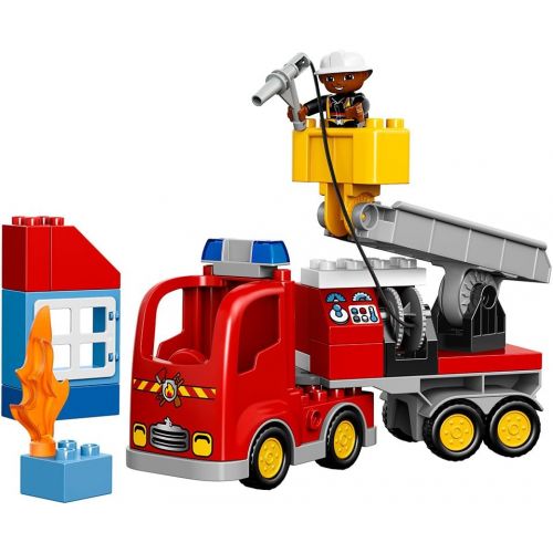  LEGO DUPLO Town Fire Truck 10592 Buildable Toy for 1-4Year-Olds