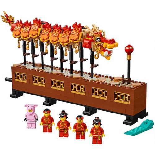  LEGO 80102 Chinese New Year Dragon Dance 2019 Asia Exclusive