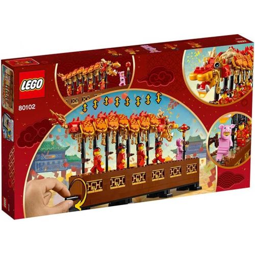  LEGO 80102 Chinese New Year Dragon Dance 2019 Asia Exclusive