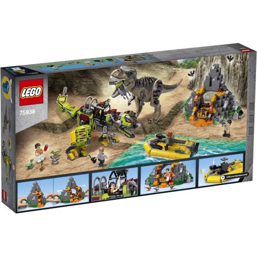  LEGO Jurassic World T. rex vs Dino Mech Battle 75938 (716 Pieces)