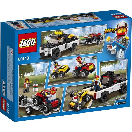 LEGO City ATV Race Team 60148 Building Kit with Toy Truck and Race Car Toys (239 Pieces)