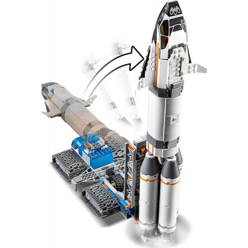  LEGO City Rocket Assembly & Transport 60229 Building Kit (1055 Pieces)