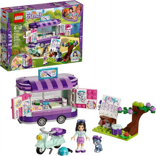  LEGO Friends Emma’s Art Stand 41332 Building Set (210 Pieces)