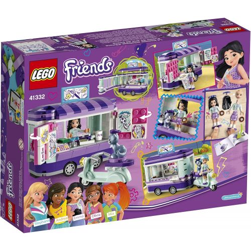  LEGO Friends Emma’s Art Stand 41332 Building Set (210 Pieces)