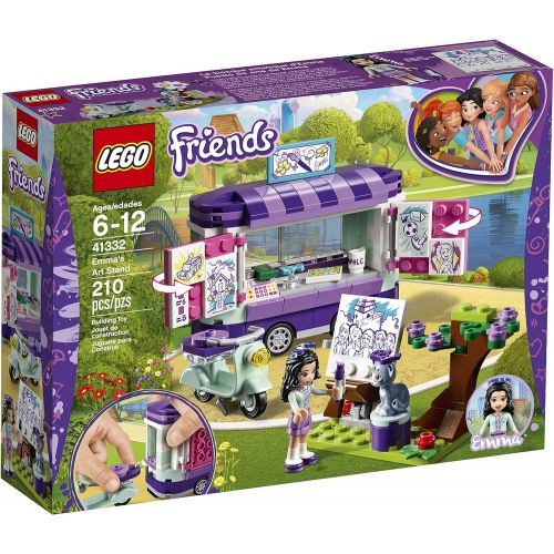  LEGO Friends Emma’s Art Stand 41332 Building Set (210 Pieces)