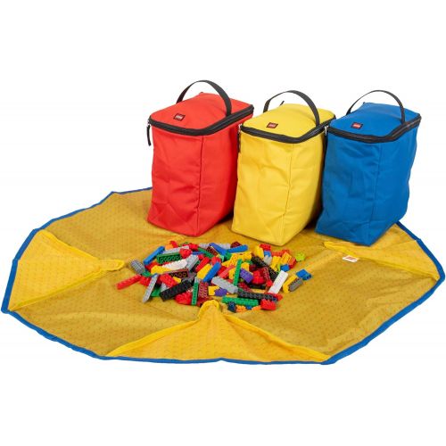  LEGO Storage 4-Piece Tote and Play Mat