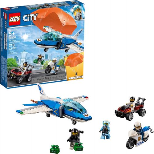  LEGO City Sky Police Parachute Arrest 60208 Building Kit (218 Pieces)