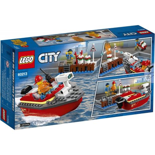  LEGO City Dock Side Fire 60213 Building Kit (97 Pieces)