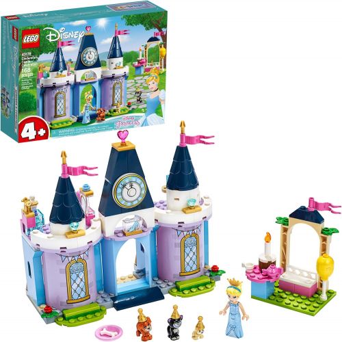  LEGO Disney Cinderella’s Castle Celebration 43178 Creative Building Kit, New 2020 (168 Pieces)