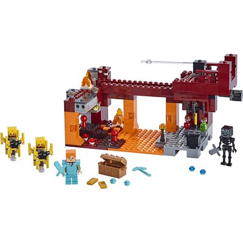  LEGO Minecraft The Blaze Bridge 21154 Building Kit (372 Pieces)
