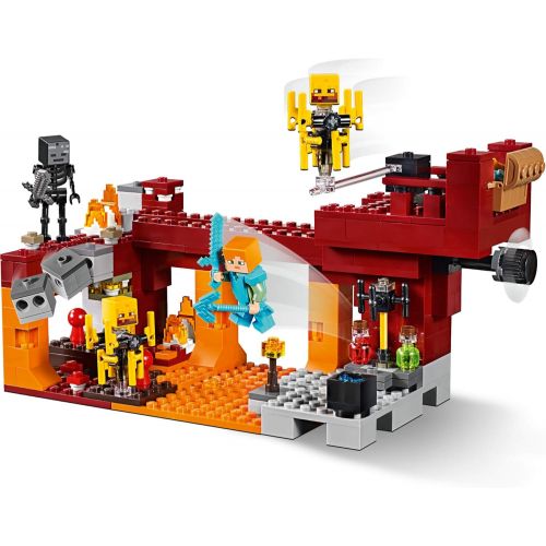  LEGO Minecraft The Blaze Bridge 21154 Building Kit (372 Pieces)