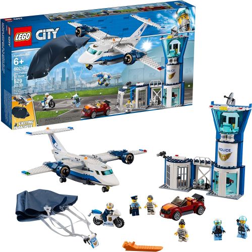  LEGO City Sky Police Air Base 60210 Building Kit (529 Pieces)