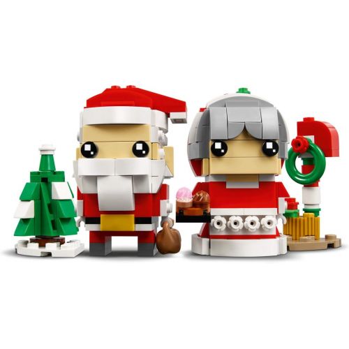  LEGO BrickHeadz Mr. & Mrs. Claus 40274 Building Kit (341 Pieces)