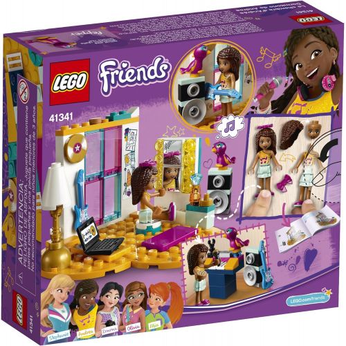  LEGO Friends Andrea’s Bedroom 41341 Building Kit (85 Piece)