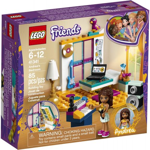  LEGO Friends Andrea’s Bedroom 41341 Building Kit (85 Piece)