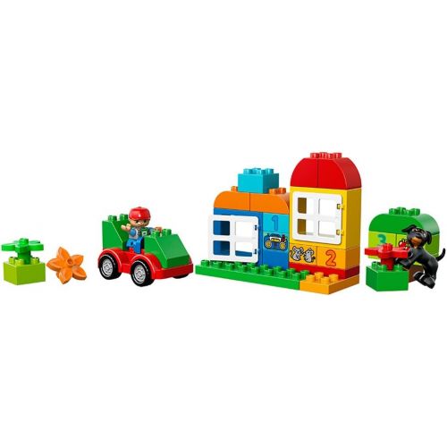  LEGO DUPLO All-in-One-Box-of-Fun Building Kit 10572 Open Ended Toy for Imaginative Play with Large LEGO bricks made for toddlers and preschoolers (65 Pieces)