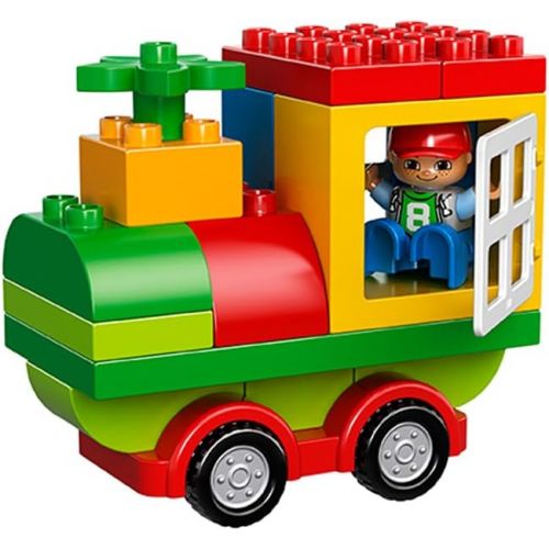  LEGO DUPLO All-in-One-Box-of-Fun Building Kit 10572 Open Ended Toy for Imaginative Play with Large LEGO bricks made for toddlers and preschoolers (65 Pieces)