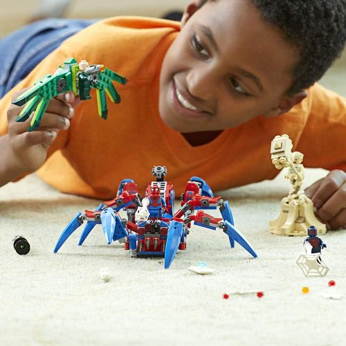  LEGO Marvel Spider-Man: Spider-Man’s Spider Crawler 76114 Building Kit (418 Pieces)