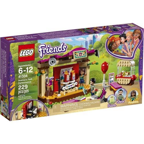  LEGO Friends Andrea’s Park Performance 41334 Building Set (229 Piece)