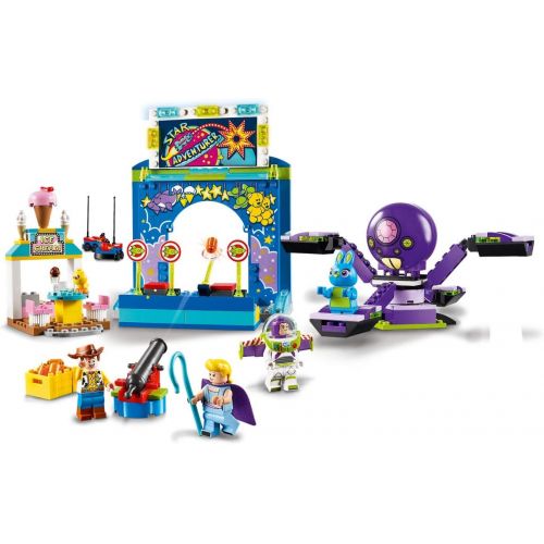  LEGO Disney Pixar’s Toy Story 4 Buzz Lightyear & Woody’s Carnival Mania 10770 Building Kit, Carnival Playset with Shooting Game & Toy Story Characters (230 Pieces)