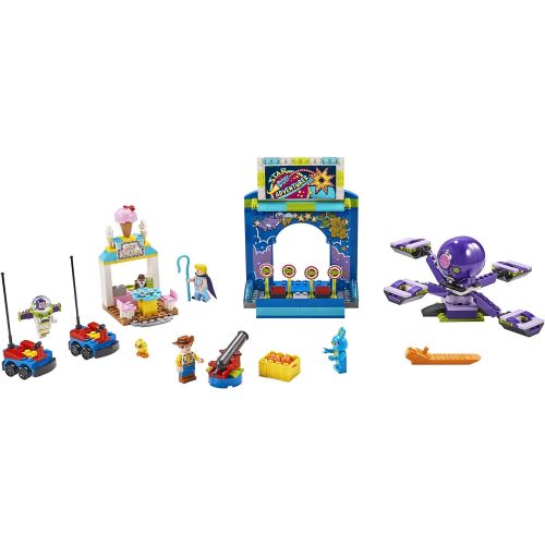  LEGO Disney Pixar’s Toy Story 4 Buzz Lightyear & Woody’s Carnival Mania 10770 Building Kit, Carnival Playset with Shooting Game & Toy Story Characters (230 Pieces)