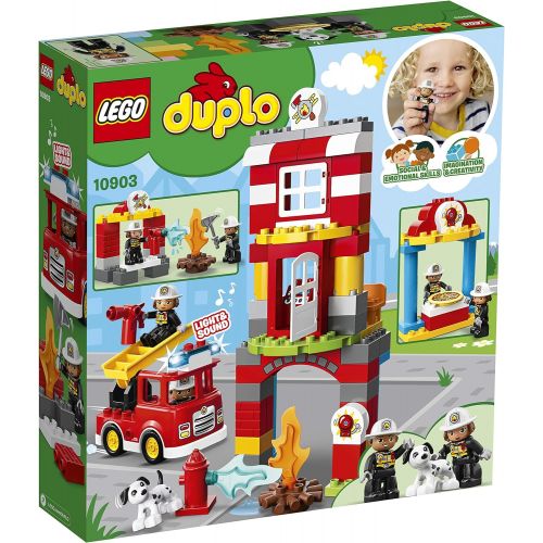  LEGO DUPLO Town Fire Station 10903 Building Blocks (76 Pieces)