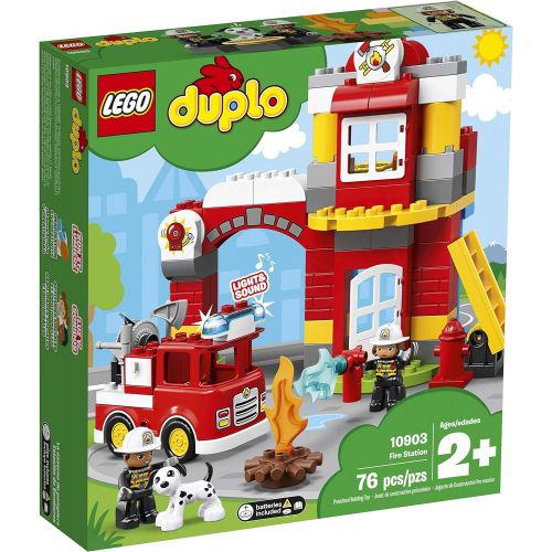  LEGO DUPLO Town Fire Station 10903 Building Blocks (76 Pieces)