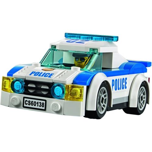  LEGO City Police High-Speed Chase 60138 Building Toy with Cop Car, Police Helicopter, and Getaway Sports Car (294 Pieces)