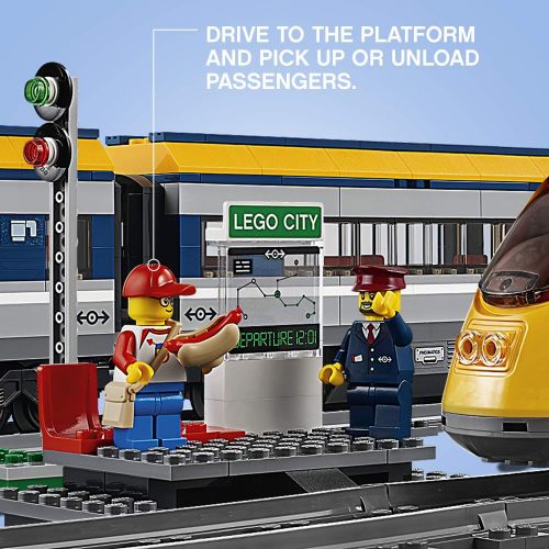  LEGO City Passenger Train 60197 Building Kit (677 Pieces), Overbox