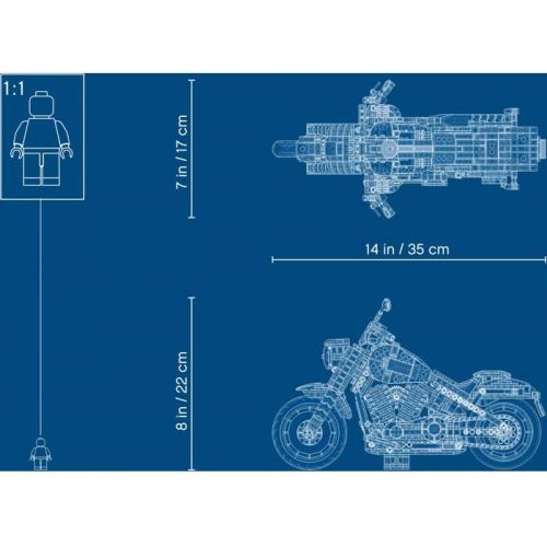  LEGO Creator Harley-Davidson Fat Boy 10269 (1023 Pieces)