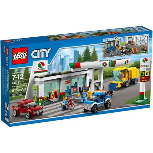  LEGO City Town 60132 Service Station Building Kit (515 Piece)