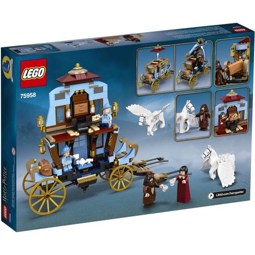 LEGO Harry Potter and The Goblet of Fire Beauxbatons’ Carriage: Arrival at Hogwarts 75958 Building Kit (430 Pieces)