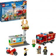 LEGO City Burger Bar Fire Rescue 60214 Building Kit (327 Pieces)