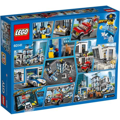  LEGO City Police Station 60141 Building Kit with Cop Car, Jail Cell, and Helicopter, Top Toy and Play Set for Boys and Girls (894 Pieces)