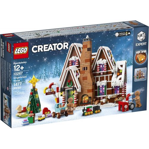  LEGO Creator Expert Gingerbread House 10267 Building Kit, New 2020 (1,477 Pieces)