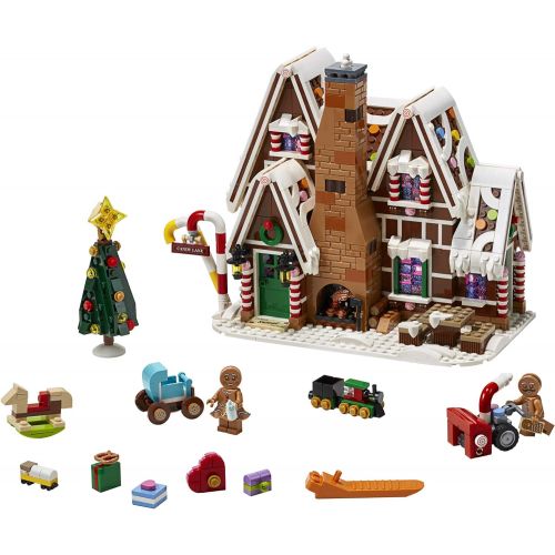  LEGO Creator Expert Gingerbread House 10267 Building Kit, New 2020 (1,477 Pieces)