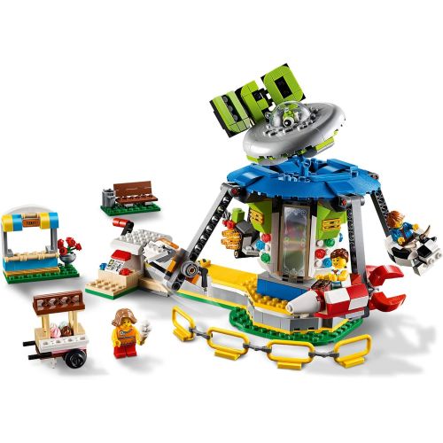  LEGO Creator 3in1 Fairground Carousel 31095 Building Kit (595 Pieces)