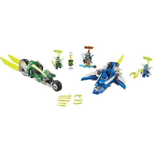  LEGO NINJAGO Jay and Lloyd’s Velocity Racers 71709 Building Kit for Kids and Hot Toys, New 2020 (322 Pieces)