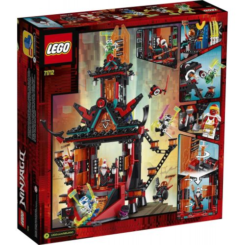  LEGO NINJAGO Empire Temple of Madness 71712 Ninja Temple Building Kit, New 2020 (810 Pieces)