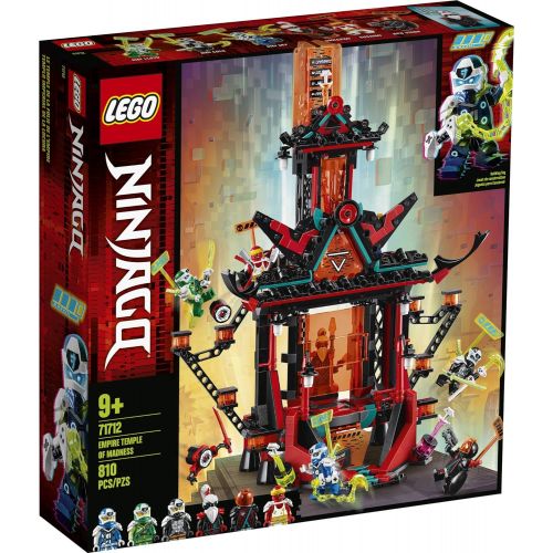  LEGO NINJAGO Empire Temple of Madness 71712 Ninja Temple Building Kit, New 2020 (810 Pieces)