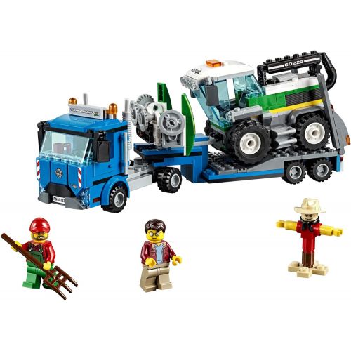  LEGO City Great Vehicles Harvester Transport 60223 Building Kit (358 Pieces)