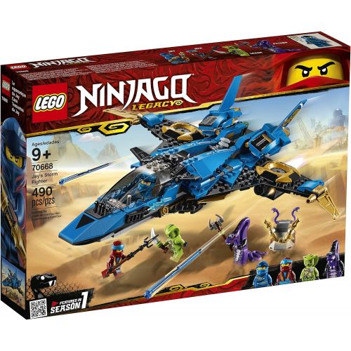  LEGO NINJAGO Legacy Jay’s Storm Fighter 70668 Building Kit (490 Pieces)