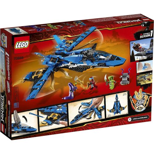  LEGO NINJAGO Legacy Jay’s Storm Fighter 70668 Building Kit (490 Pieces)