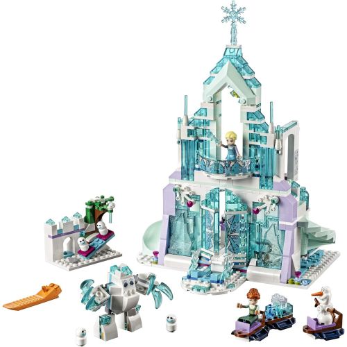  LEGO Disney Princess Elsas Magical Ice Palace 43172 Toy Castle Building Kit with Mini Dolls, Castle Playset with Popular Frozen Characters Including Elsa, Olaf, Anna and More (701