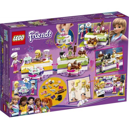  LEGO Friends Baking Competition 41393 Building Kit, LEGO Set Baking Toy, Featuring 3 LEGO Friends Characters and Toy Cakes, New 2020 (361 Pieces)