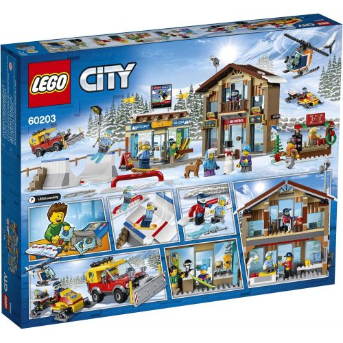  LEGO City Ski Resort 60203 Building Kit Snow Toy for Kids (806 Pieces)