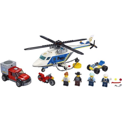  LEGO City Police Helicopter Chase 60243 Police Playset, LEGO Building Sets for Kids, New 2020 (212 Pieces)