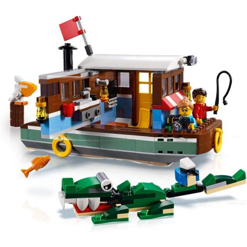  LEGO Creator 3in1 Riverside Houseboat 31093 Building Kit (396 Pieces)
