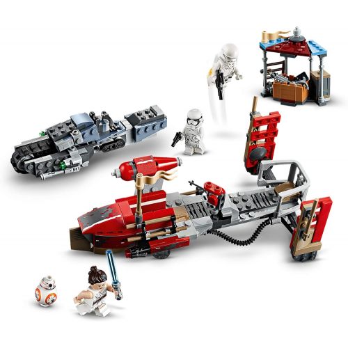  LEGO Star Wars: The Rise of Skywalker Pasaana Speeder Chase 75250 Hovering Transport Speeder Building Kit with Action Figures (373 Pieces)